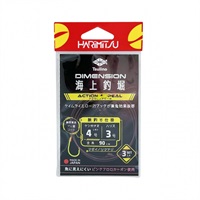 DIMENSION 海上釣堀 脈釣り仕掛 Action Appeal【高集魚効果/ピンクフロロハリス】(4-3)